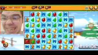 I Got Stuck On One Of The Levels In Christmas Crush Holiday Swapper But I Got Through It! (7/9) screenshot 5