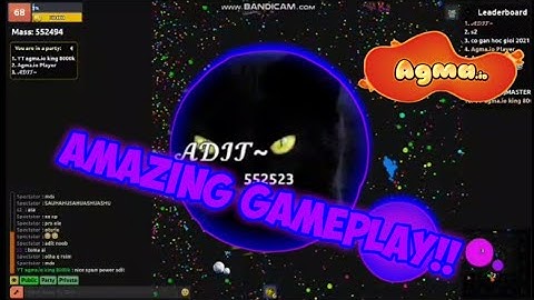 AGMA.IO POWER DESTRUCTION AMAZING GAMEPLAY!? SPAM IN GIGA ADIT - Agmaio