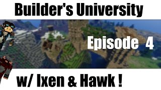 Minecraft Tutorial: Builder's University, Episode 4 Building In Biome/Terrain