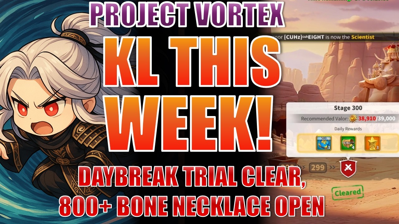 KINGSLAND WEEK! Daybreak Trial Complete, Opening 800+ Bone Nacklaces Open! | Rise of Kingdoms
