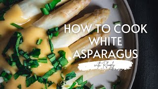 How to cook white asparagus | so tasty | Rlooply #shorts