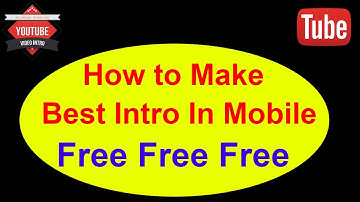 How To Make Video Intro On Android in Urdu/Hindi