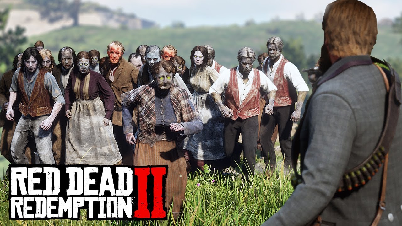 hardware uddrag skrædder Red Dead Redemption 2 - ZOMBIE APOCALYPSE MOD GAMEPLAY - YouTube