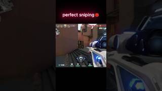 Perfect Sniping in valorent 🎯😈 | Valorant #shorts #valorant #gaming