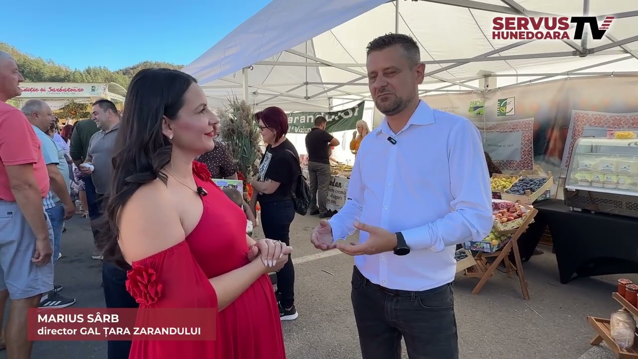 Târg de produse locale în cadrul evenimentului „Tradiție și Sărbătoare”, de la Crișcior