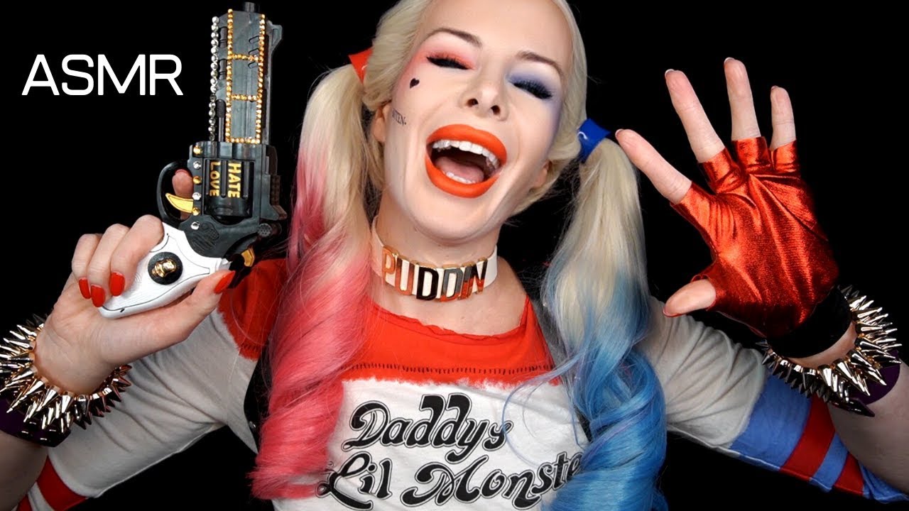 Asmr ️ Harley Quinn Role Play 😈 Ear Licking 👅💦💦 Triggers 👏 Youtube