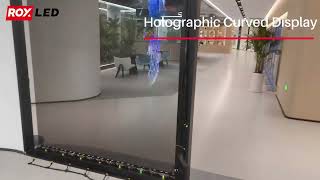 Transform Your Conference Room with Holographic Invisible LED Screen!#leddisplay