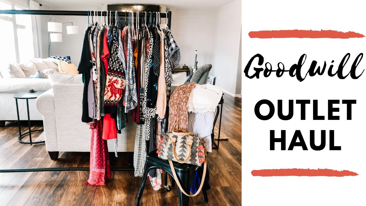 Goodwill Outlet World Bins Thrifting Trip To Resell On Poshmark And