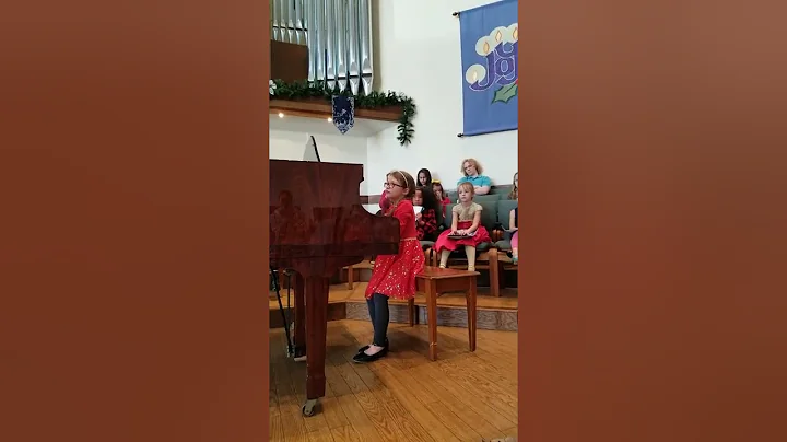 Amelia's first piano recital 12/4/2022 (6 years old)