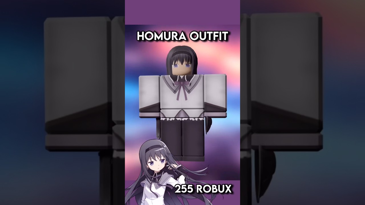 Homura Akemi but in ROBLOX (Madoka Magica)