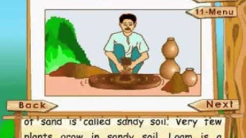 Learn Science - Class 3 - Rocks And Minerals - Types of Soil -- Animation