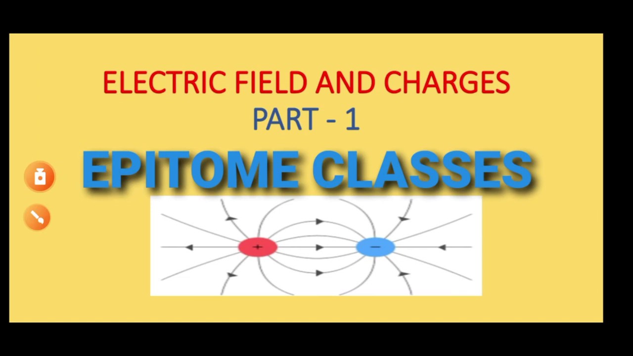 Electric Field And Charges Electrostatics Physics Class 12 Chapter