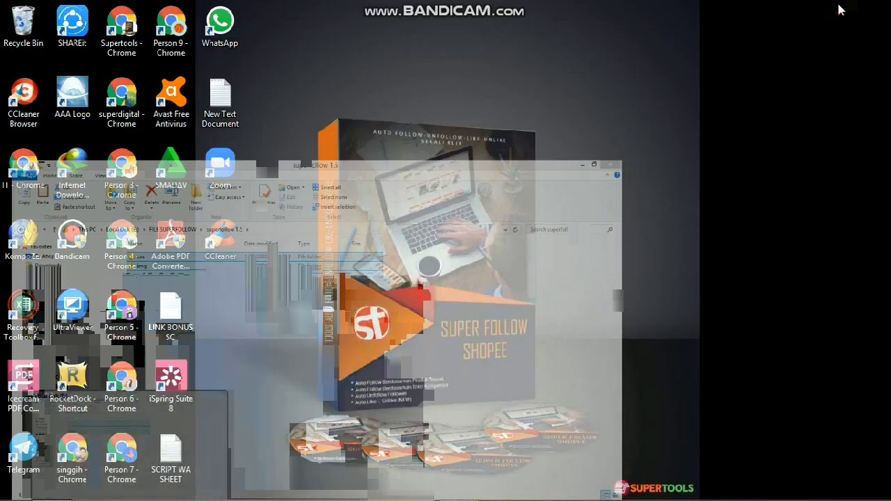 TUTORIAL UPDATE SUPERFOLLOW VERSI PC LAPTOP