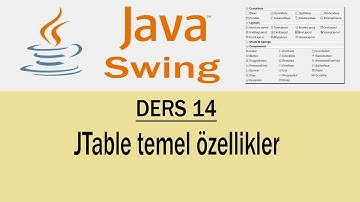 Java Swing - 14 - Jtable temel özellikler