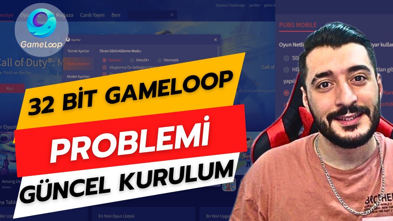 32 BİT GAMELOOP PROBLEMİ %100 ÇÖZÜMÜ ! 64 BİT GÜNCEL KURULUM  ! Pubg Mobile