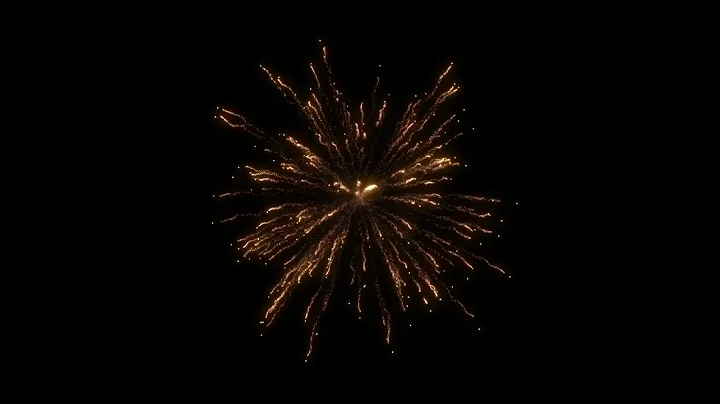 Fireworks elements for wedding party Free Alpha Channel Stock Video on Transparent Background