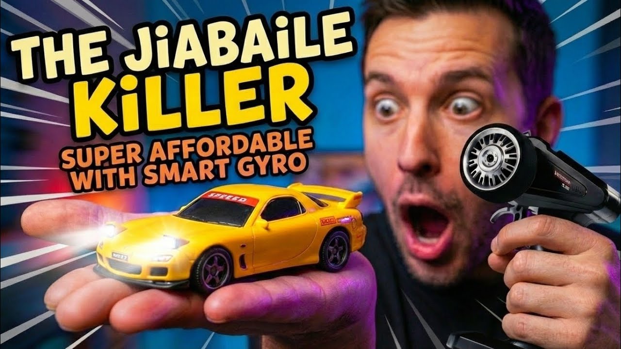 Sorry Jiabaile.. This is Just BETTER & Affordable 1/43 whoosh Rc Drift Car With Gyro and Neon Led🚗💨
