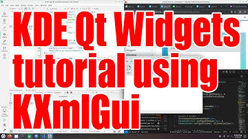How to program for KDE using Qt Widgets, KDE Frameworks, KXmlGui tutorial- September 2025 - bfdaec39