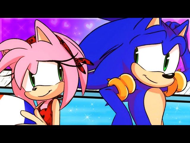 Sonic got pound!  Sonic, Sonic and amy, Sonic funny