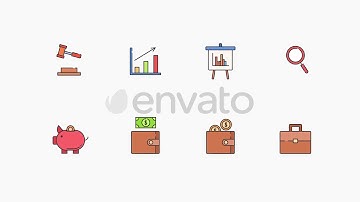 Flat and Outline Icons Mega Pack