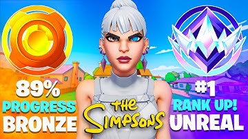 Unranked to UNREAL Duo Ranked Speedrun But Everything is The Simpsons...