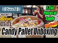 Candy Pallet Unboxing - 2,254 Pieces of Candy - Direct Liquidation - Reese's Hershey starburst