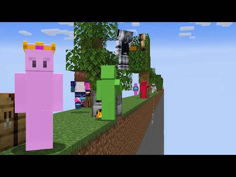 I Put 8 YouTubers in 2D Minecraft