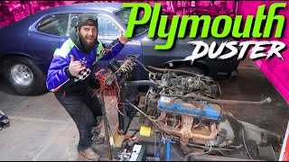 Ratty Muscle Car Re-Build 440 BIG BLOCK! (1970 Plymouth Duster will it fit?)