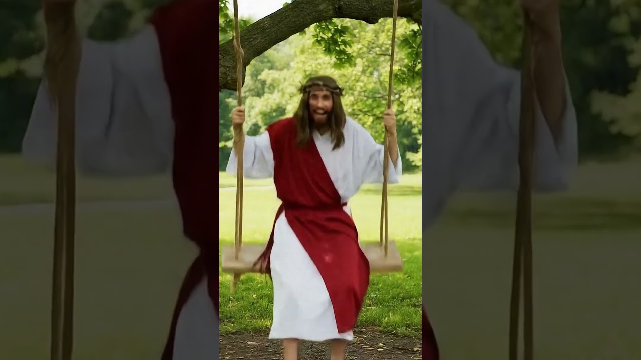 JESUS FELL OFF THE SWING SON!