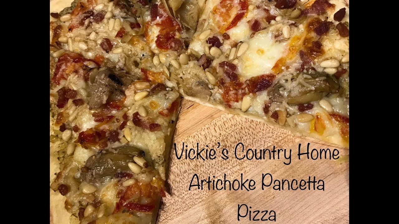 Artichoke Pancetta Pizza YouTube