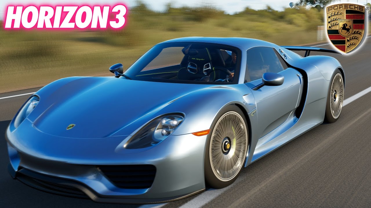 PORSCHE 918 SPYDER Forza Horizon 3 4K 60FPS Gameplay