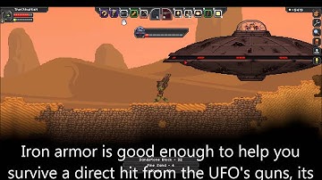 Starbound: Penguin UFO Boss Fight Tutorial Thing