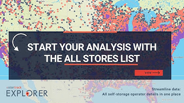 StorTrack Explorer: All Stores List