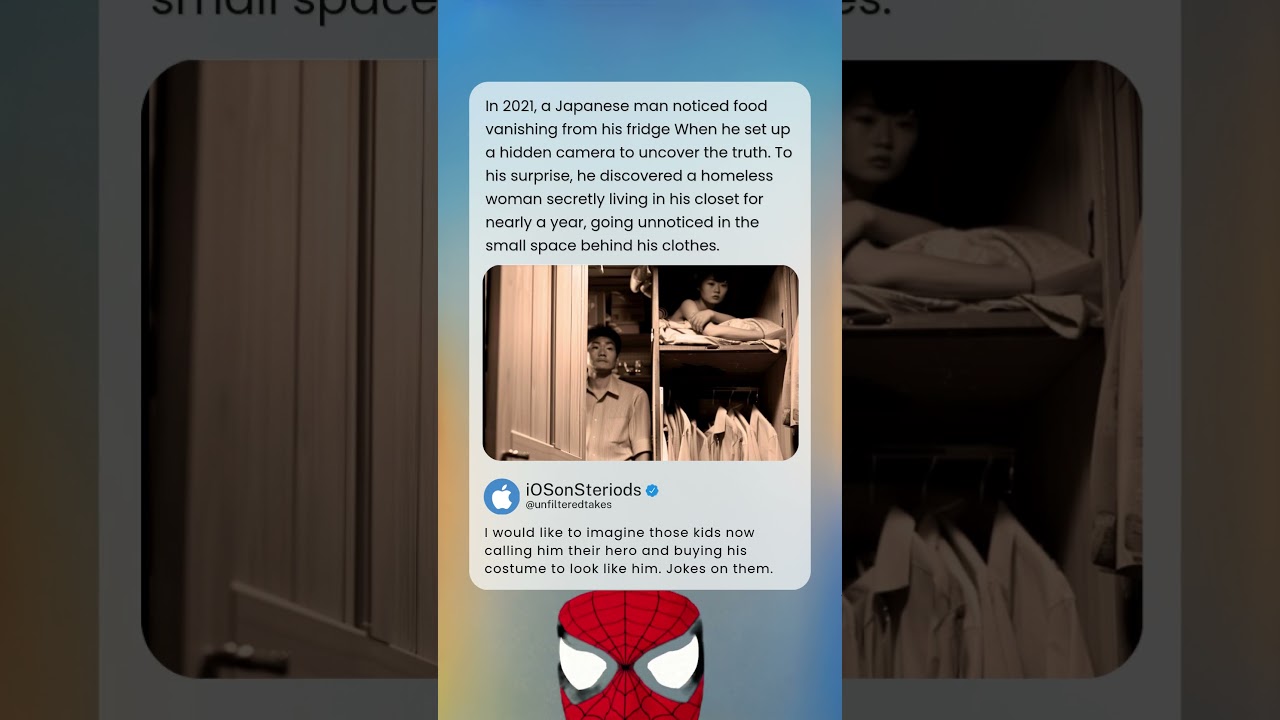 Hidden Camera Catches Homeless Woman Secretly Living In HIS Closet For Nearly a Year