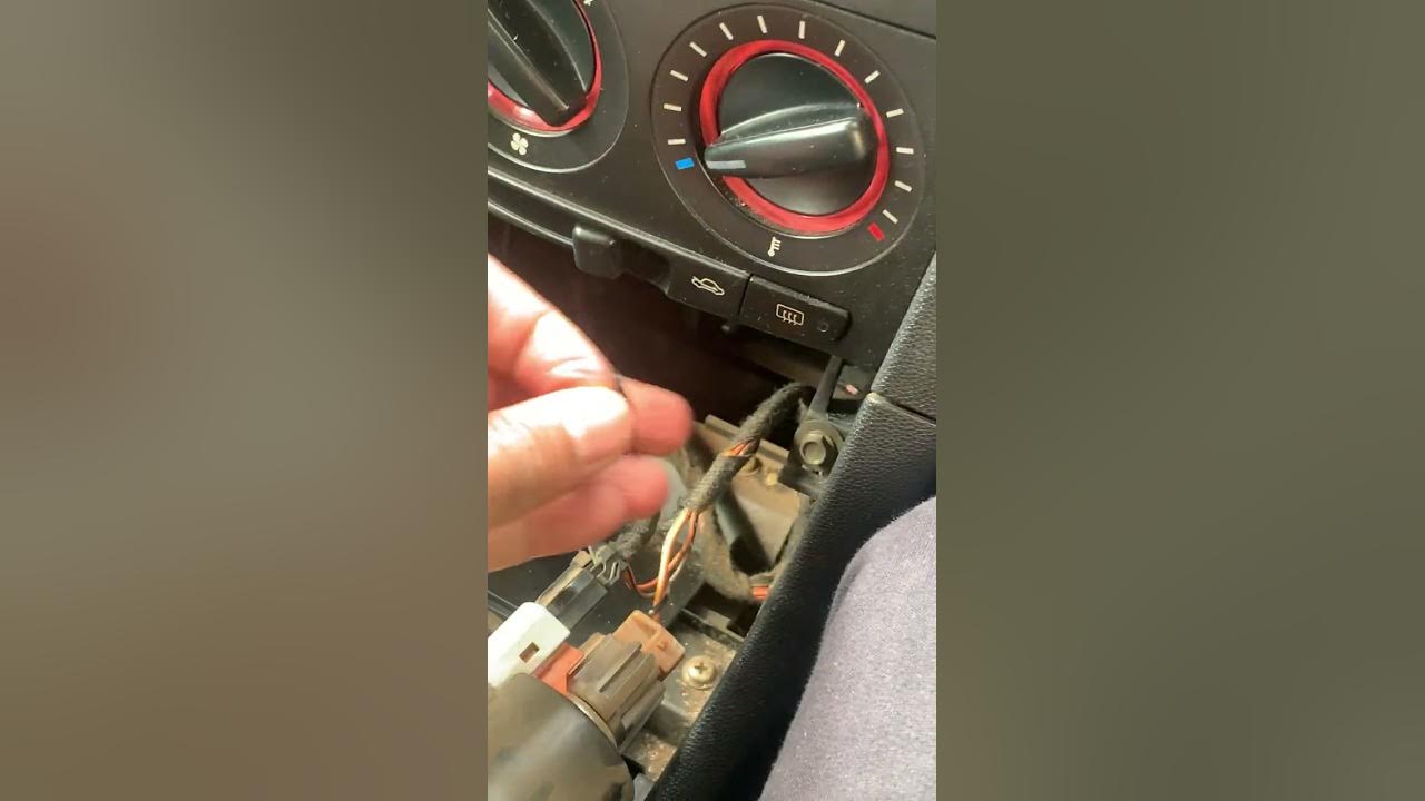 Mazda 3 dashboard light flashing solution permanent and temporary YouTube