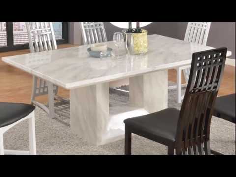 Video: Marble Tables: Round Top Marble Kitchen Dining Tables And Coffee Tables, Other Types, White, Black And Other Colors