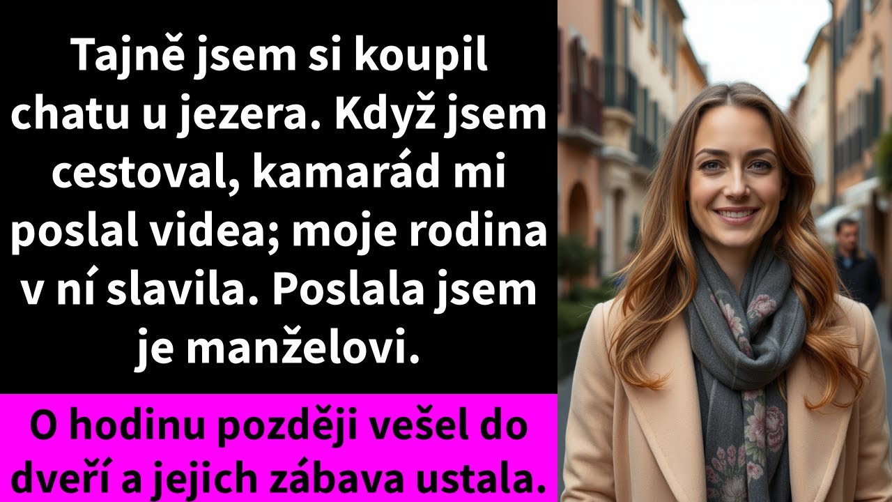 Tajně jsem si koupil chatu u jezera. Když jsem cestoval, kamarád mi poslal videa;