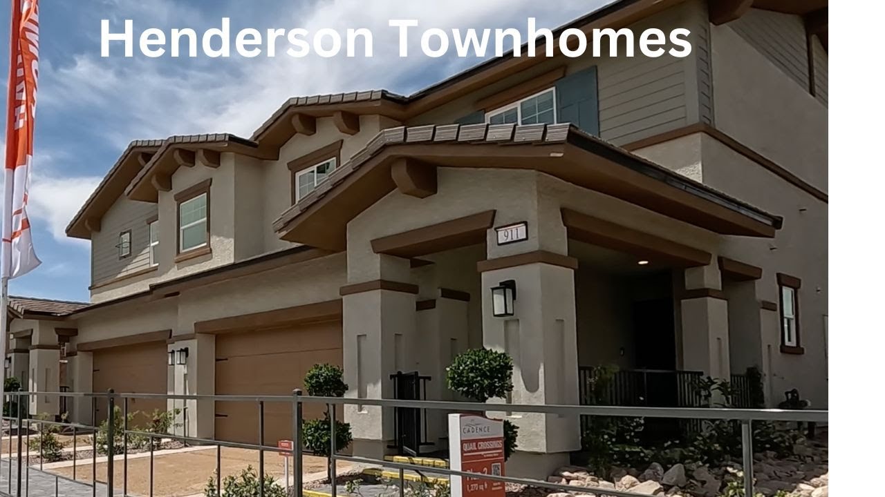 Quail Crossing by Harmony Homes | New Townhomes For Sale Henderson/ Cadence - Plan 3 Model $382k+