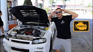 We Broke The R34 Gtr At Nissan Day..