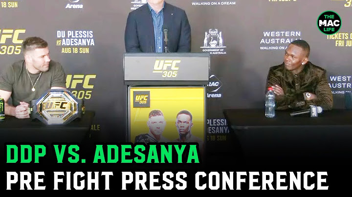 UFC 305: Dricus Du Plessis vs. Israel Adesanya Press Conference