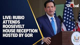 LIVE: US Secy of State Marco Rubio Attends Roosevelt House Reception Hosted by U.S. Envoy Sergio Gor