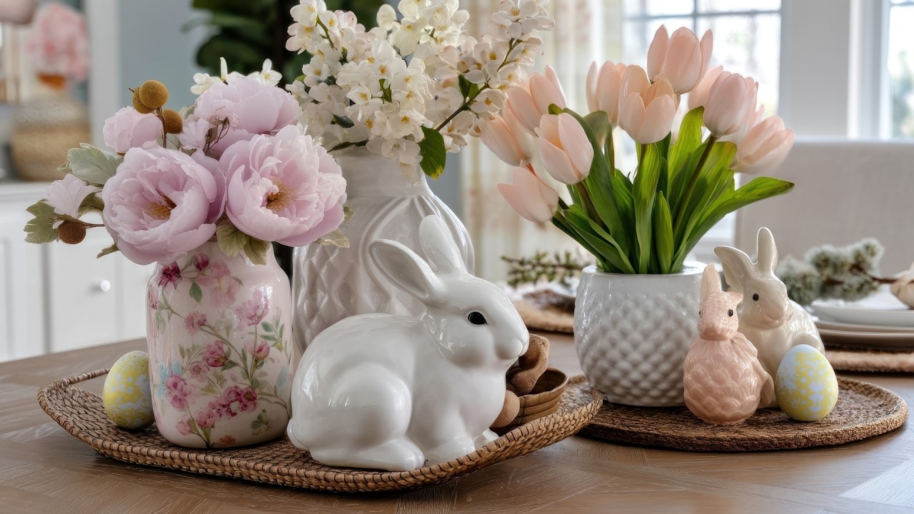 Spring Home Decor 2026 🌷 | Elegant Farmhouse Easter Decorations with ...
