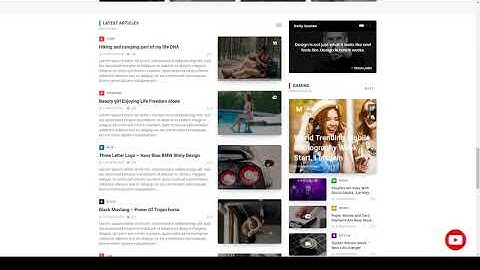 Siren - News Magazine Elementor WordPress Theme modern clean design Website Builder