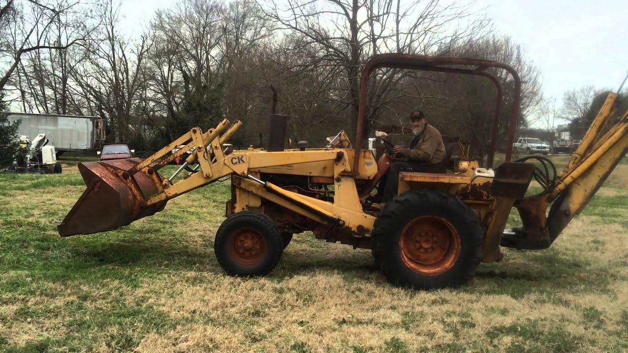 Case Construction King 580B Loader Backhoe YouTube