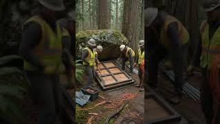Building A Secret Underground Bunker From Scratch! 🤫🌲,#UndergroundBunker #HiddenSafehouse