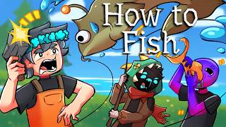 PLAYING THE MOST WTF FISHING GAME IN THE WORLD.. (How To Fish) screenshot 3