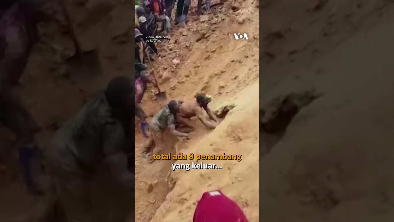 Penambang Emas di Kongo yang Tertimbun, Berhasil Diselamatkan