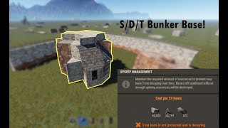Solo/Duo/Trio Bunker Base! | Rust | Base Building