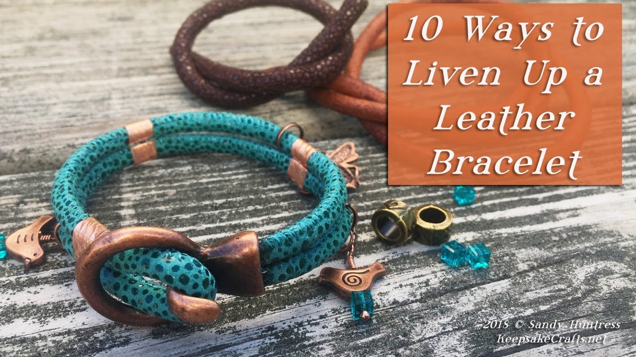 How to Attach any Clasp to Leather or Thick Cord - Jewelry Making Ideas,  Tips, and Tutorials 