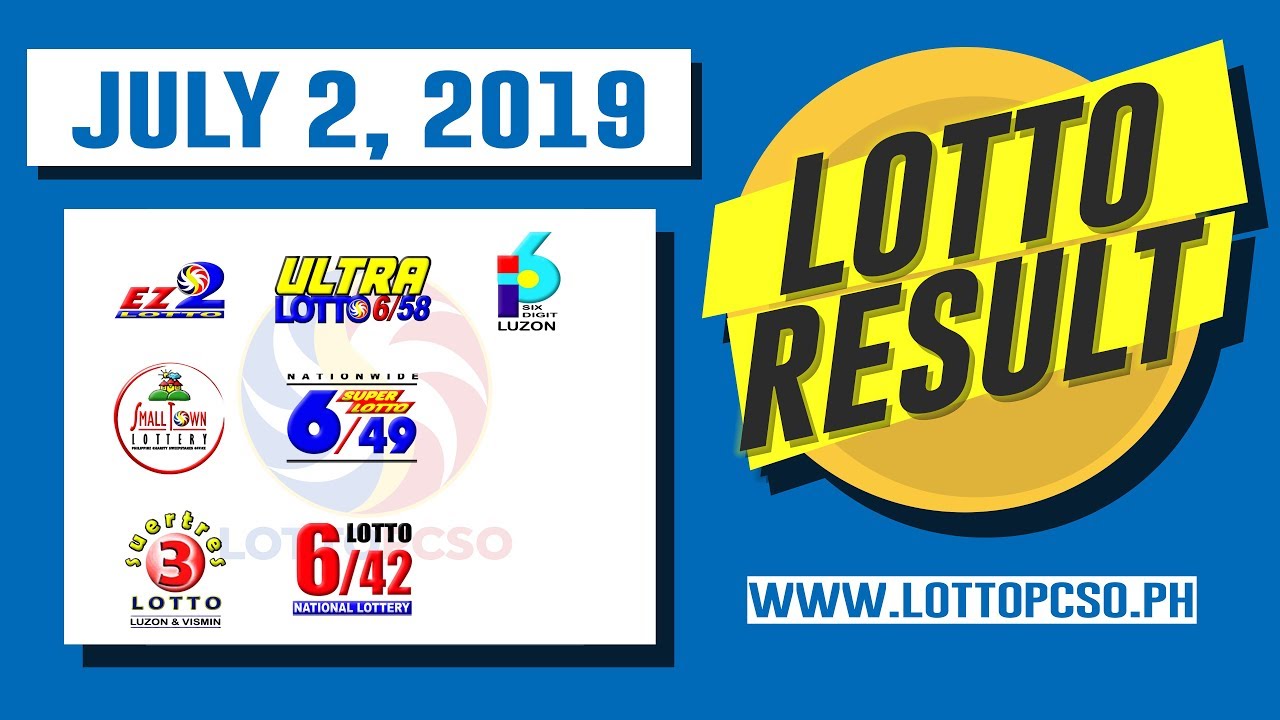 lotto result july 2 2019